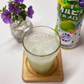 にきけん's cooksnap of when they made カルピス完熟メロンで夏〜炭酸シュワ〜♬.