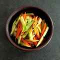 ひさかた's cooksnap of when they made ブロッコリー☆の枝と人参のきんぴら.