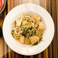 メンミー's cooksnap of when they made 鶏むね肉と水菜のおろしぽん酢炒め.