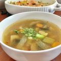 Superlittleboo's cooksnap of when they made 大豆野菜ウィンナーのコトコト煮込みスープ.