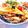 gomapon's cooksnap of when they made とろ〜りチーズとベーコンのオムレツサンド.
