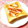 ふうはっちゃん's cooksnap of when they made 練乳ジャムトースト.