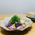 jenis's cooksnap of when they made ゼブラナスと白ナスの揚げ浸し.