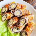 kinniko's cooksnap of when they made チーズちくわの豚バラ巻き.