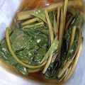 momocookin's cooksnap of when they made 空芯菜のおひたし.