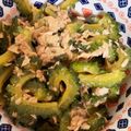 nacccci's cooksnap of when they made 【農家のレシピ】ゴーヤのおかか醤油和え.