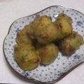 きらり流れ星's cooksnap of when they made 竹輪チーズのカレー揚げ.