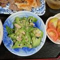 うさこママ★'s cooksnap of when they made オクラのツナ和え.