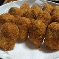 野菜係's cooksnap of when they made きのことベーコンのクリームコロッケ♪.