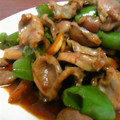 ほなに's cooksnap of when they made 砂ずりとピーマンのピリ辛中華炒め.