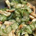 ぽってりん's cooksnap of when they made 油揚げときゅうりの胡麻酢味噌和え.