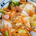 パピヨンさん's cooksnap of when they made ウインナーと白菜の中華風炒め.