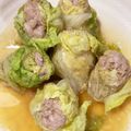 ミンジュン's cooksnap of when they made レンジで豚挽き肉の白菜巻きしゅうまい.