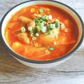 のんべぇヒロ's cooksnap of when they made 10分で完成こてっちゃん豆腐キムチチゲ鍋.