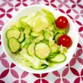 ふうはっちゃん's cooksnap of when they made レタスときゅうりのしゃきしゃきサラダ☆.