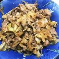 めーきち☆'s cooksnap of when they made お腹いっぱい☆キャベツと豚肉の豆板醤炒め.