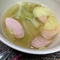 ☆capybara☆'s cooksnap of when they made じゃがいもとウィンナーのコンソメスープ.