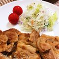 オウジリリノエ's cooksnap of when they made 我が家の定番♪薄切り肉で☆豚の生姜焼き.