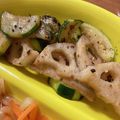 TOYMee☆'s cooksnap of when they made れんこんとズッキーニのガーリックソテー.