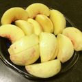 菜ぁ～'s cooksnap of when they made 桃の剥き方.