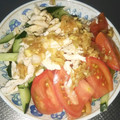 ameうめ's cooksnap of when they made レンジで蒸し鶏の棒棒鶏風.