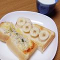 ﾋﾟﾛﾐ♡'s cooksnap of when they made バナナハニートースト.