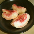 きらり流れ星's cooksnap of when they made てぃんさんちの桃のむき方！.