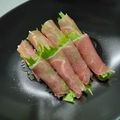 ぷらむ♪'s cooksnap of when they made 水菜の生ハム巻き.
