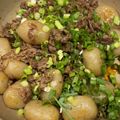 バターが好き。's cooksnap of when they made 牛肉と玉こんにゃくのピリ辛炒め.
