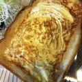 FrankAM's cooksnap of when they made フライパンで作る⭐チーズオムレツトースト.