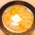 ぷーなむキッチン☆'s cooksnap of when they made バターでこっくり。かぼちゃのお味噌汁.