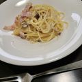 iku_n's cooksnap of when they made ワンポットパスタ♪牛乳を使って鍋で４人分.