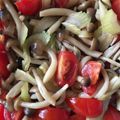 クック78R779☆'s cooksnap of when they made レンジでキノコとセロリとトマトのおひたし.