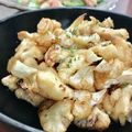 Superlittleboo's cooksnap of when they made カリフラワーの揚げない唐揚げ.