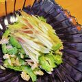 kazunaring's cooksnap of when they made ゴーヤとシーチキン炒め、ミョウガとレモン.