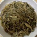 かおり♡♡♡'s cooksnap of when they made 白滝で和風ﾊﾞﾀｰ醤油きのこﾊﾟｽﾀ風⭐.