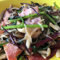 横国系やきう女子's cooksnap of when they made つるむらさきとしらたきのめんつゆバター.