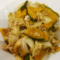 YOU1416's cooksnap of when they made 豚バラ・南瓜・舞茸のオイスター炒め♪.