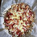 ♪おやつが好き♪'s cooksnap of when they made 茹でそばリメイク☆ピザ.
