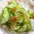 由芽15's cooksnap of when they made 梅めんつゆのパリパリきゅうり.