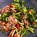reiko0128's cooksnap of when they made クレソンと牛肉のサラダ.