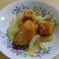 なまちょこれいと's cooksnap of when they made 南瓜の味噌ニンニクバター煮。.