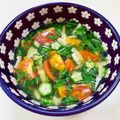 あっこ姉's cooksnap of when they made モロヘイヤとトマトのにんにくスープ.
