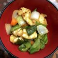 みろぷー's cooksnap of when they made さっぱり仕立て♡鶏ナスピーマン甘酢炒め.