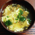 まやしゅうまま's cooksnap of when they made きのこと卵のふんわりかき卵汁.