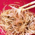 サンタJr's cooksnap of when they made おつまみもやし✧お弁当にも！.