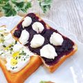 Satoco❋'s cooksnap of when they made ブルーベリートースト♚クリチ＋ヨーグルト.