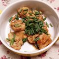 SakuranboX's cooksnap of when they made 簡単！美味しい！鶏もも肉のわさび照り焼き.