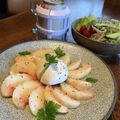 イシポン's cooksnap of when they made 手抜きで見栄え◎桃モッツァレラ.