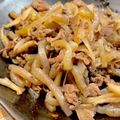 kyobobo's cooksnap of when they made 牛肉と玉ねぎのすき焼き風.